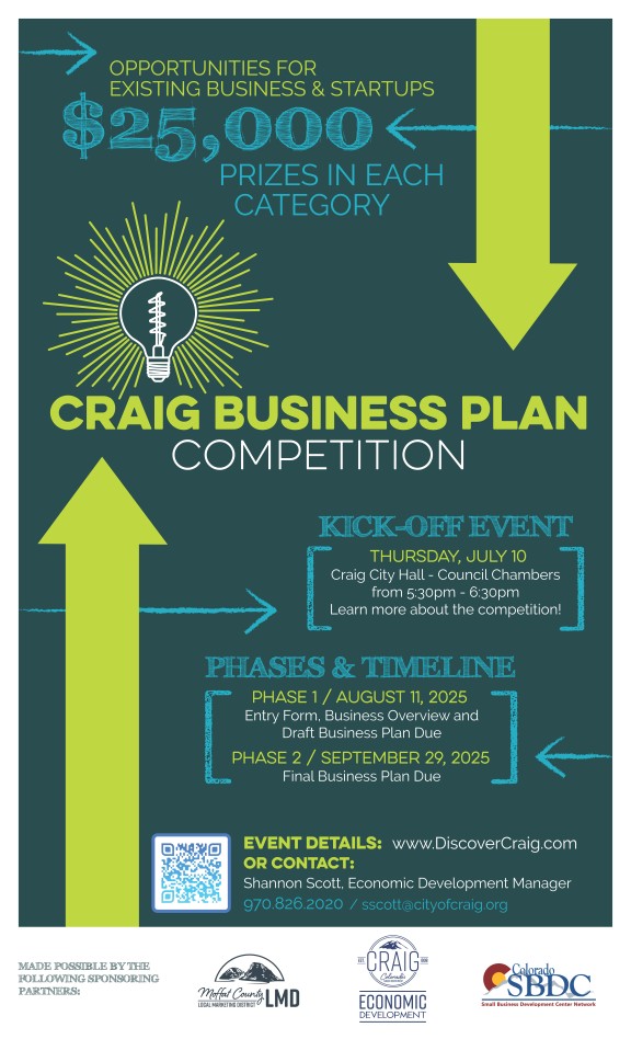 2025 Craig Business Plan Competition Kick-Off flyer image
