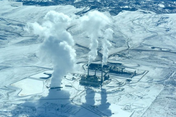 Steam rises from the Craig Station just west of Craig, as seen from an EcoFlight tour of the Yampa Valley with Friends of the Yampa on Friday, Feb. 4, 2022. Dylan Anderson/Steamboat Pilot & Today